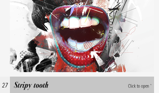 Stripy Tooth Illustration