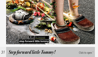 Step forward little tommy Illustration